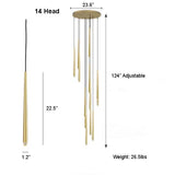 Slim Multi Pendant Light - Novus Decor Lighting