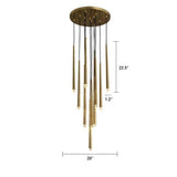 Slim Multi Pendant Light - Novus Decor Lighting