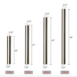 Slender Sideway Wall Sconce Novus Decor