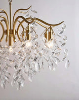 Folius Crystal Chandelier - Novus Decor Lighting