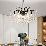 Folius Crystal Chandelier - Novus Decor Lighting