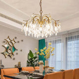 Folius Crystal Chandelier - Novus Decor Lighting