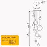 Symphony Ring Chandelier - Novus Decor Lighting