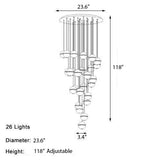 Crystal Bubble Pendant Light - Novus Decor Lighting