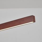 Linear Wooden Hanging Light - Novus Decor Lighting
