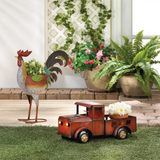 Red Truck Solar Light Planter - Novus Decor Accessories