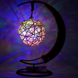 Creative Hand Rattan LED Table Lamp - Novus Decor Lighting
