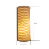 Hand-Woven Bamboo Wall Light - Novus Decor Lighting