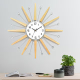 Nordic Cedar Wall Clock - Novus Decor Wall Decor