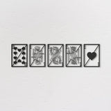 Royal Flush - Metal Wall Art - Novus Decor Wall Decor