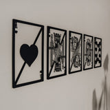Royal Flush - Metal Wall Art - Novus Decor Wall Decor