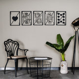 Royal Flush - Metal Wall Art - Novus Decor Wall Decor