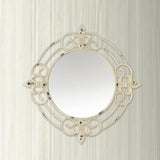 Vintage Fleur-De-Lis Wall Mirror - Novus Decor Wall Decor
