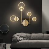 Circulos Brass Ring Wall lamp - Novus Decor Lighting