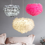Pure Feather Pendant Light - Novus Decor Lighting