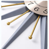 Nordic Metal Snowflake Wall Clock - Novus Decor Wall Decor