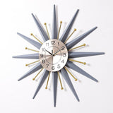 Nordic Metal Snowflake Wall Clock - Novus Decor Wall Decor