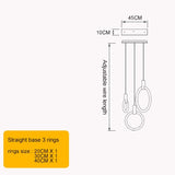 Symphony Ring Chandelier - Novus Decor Lighting