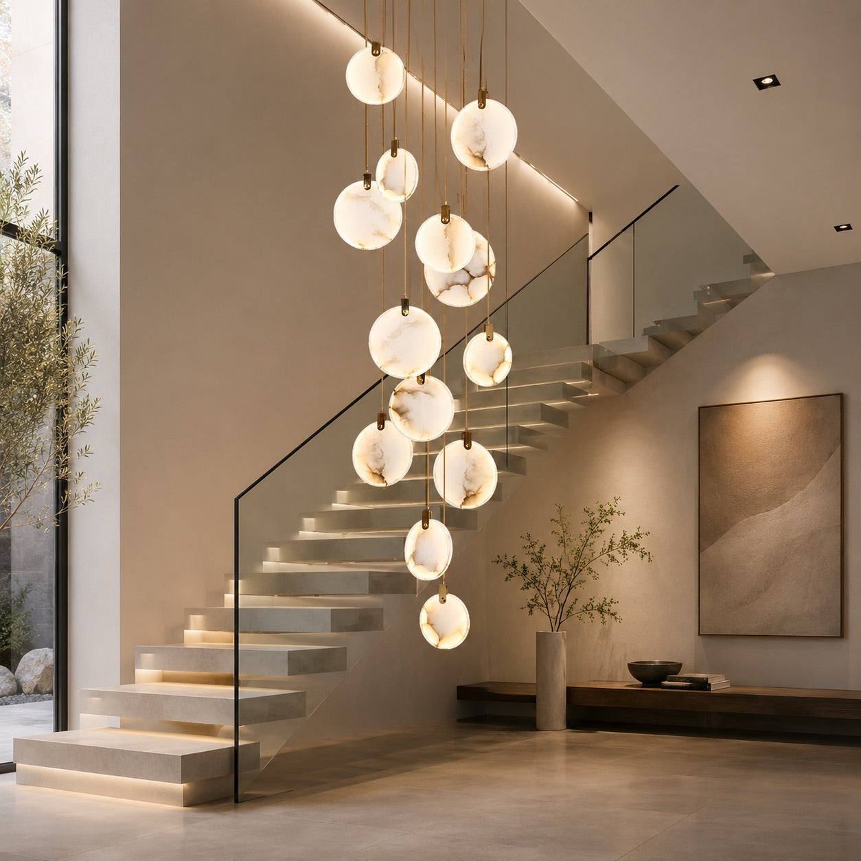Luna Marble Chandelier