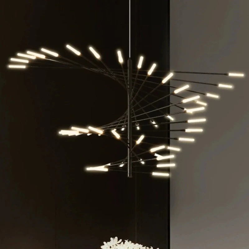 Grace Spiral Chandelier Novus Decor