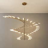 Grace Spiral Chandelier Novus Decor