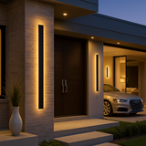 Armor Extra Wide Outdoor Wall Sconce