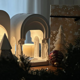 Greek Temple Candle Warmer Lamp Novus Decor