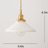 White Ceramic Pendant