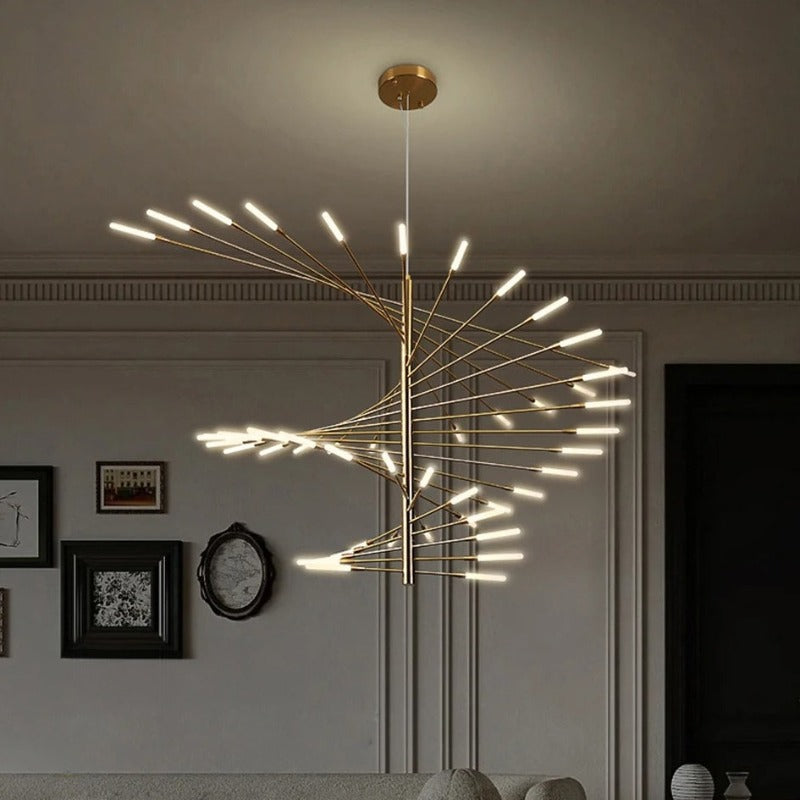 Grace Spiral Chandelier Novus Decor