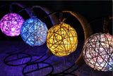 Creative Hand Rattan LED Table Lamp - Novus Decor Lighting