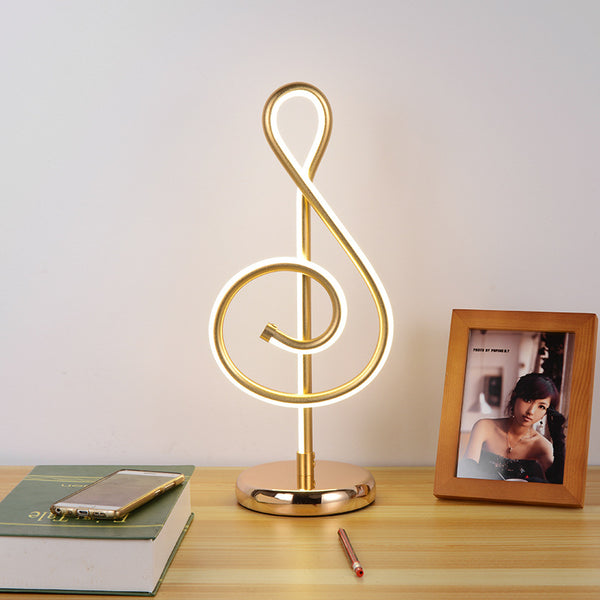 Music Note Table Lamp Novus Decor