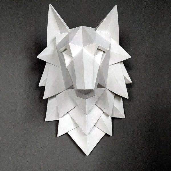 Wolf Head Sculpture Wall Decor - Novus Decor Wall Decor