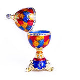 Colorful Music Playing Faberge Egg "Swan Lake" - Novus Decor Accessories