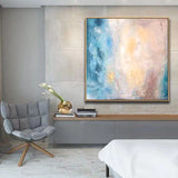 Large Modern Art Oil Painting On Canvas - A Touch of Spring – Novus Decor