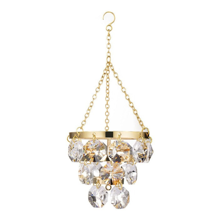 24K Gold/Silver Plated Chandelier with Swarovski - Novus Decor Accessories