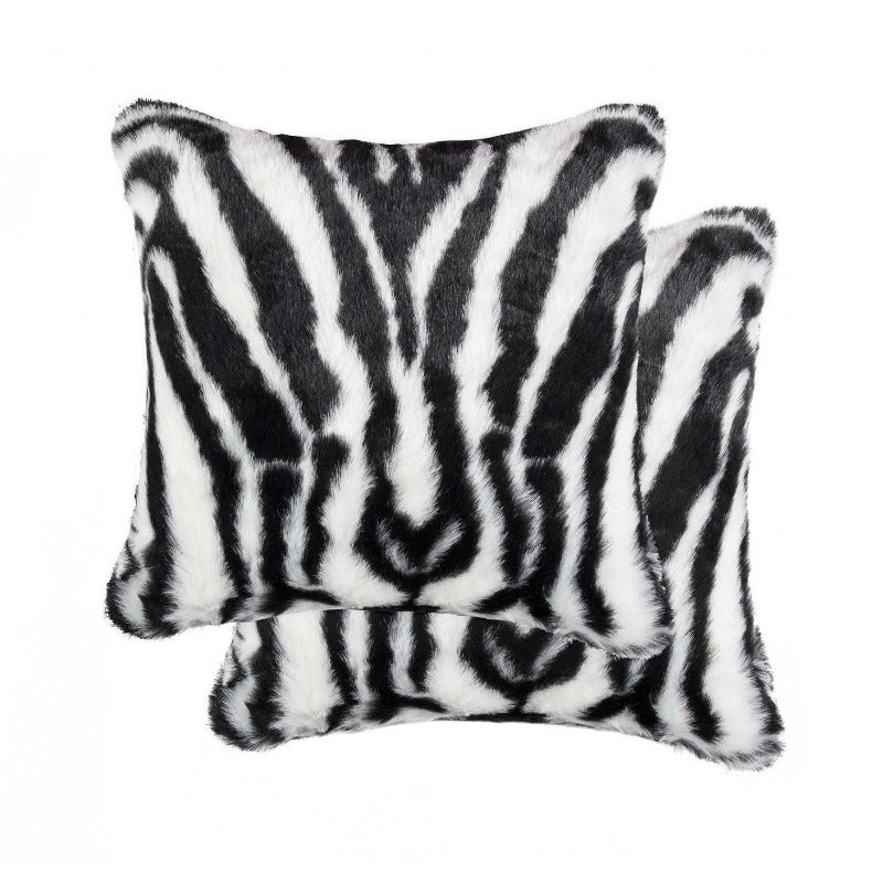 Denton Zebra 18" x 18" - Pillow 2-Pack - Novus Decor pillow