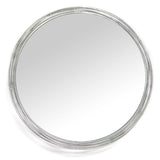 Silver Statement Metal Framed Wall Mirror - Novus Decor Wall Decor