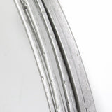 Silver Statement Metal Framed Wall Mirror - Novus Decor Wall Decor