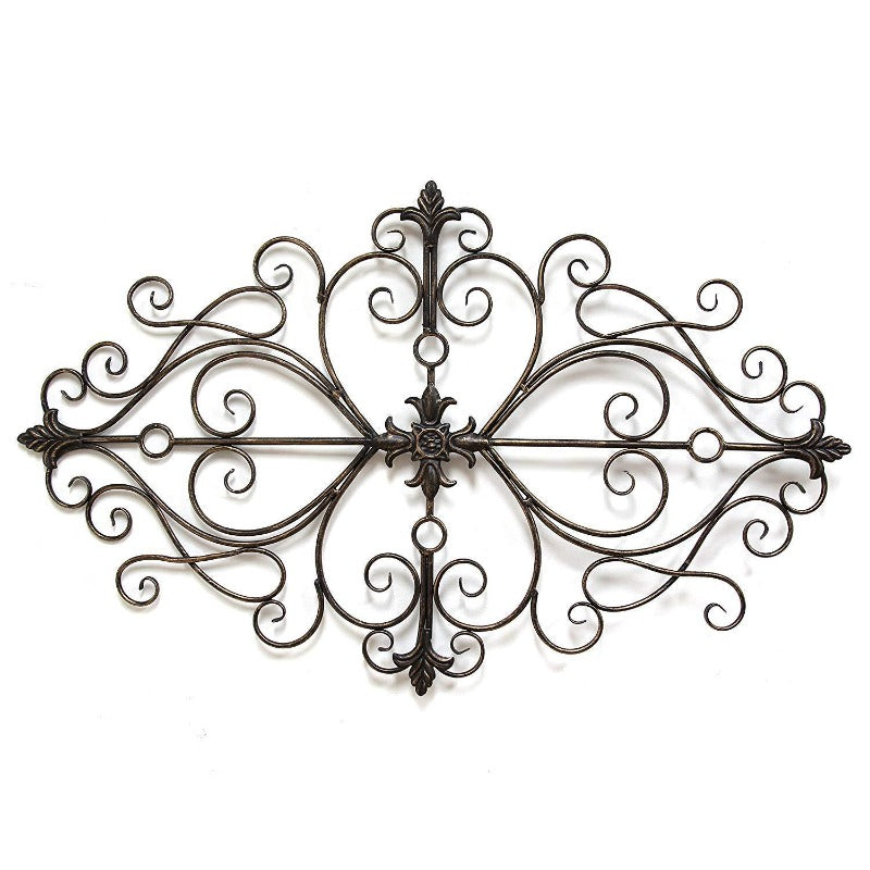 Black Traditional Metal Scroll Wall Decor Novus Decor