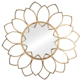 Distressed Antique Bronze Solid Metal Wall Mirror - Novus Decor Wall Decor