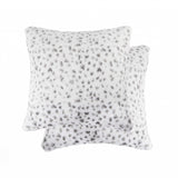 Snow Leopard 18" x 18" - Pillow 2-Pack - Novus Decor pillow