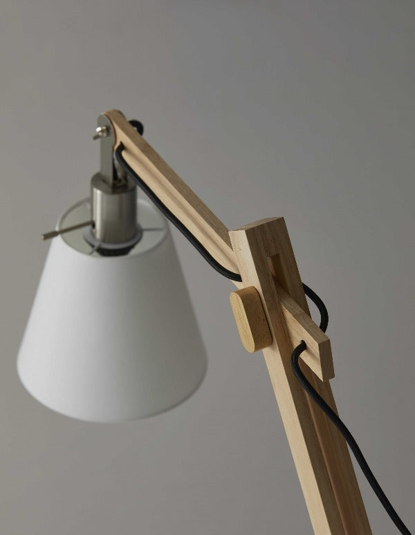 Natural Wood Table Lamp Novus Decor