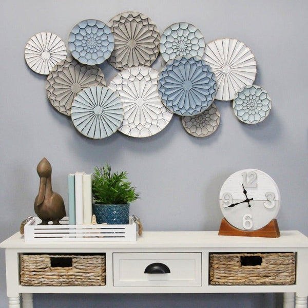 Boho-Inspired Metal Plates Wall Decor - Novus Decor Wall Decor