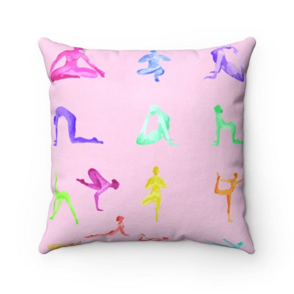 Yoga Sanctuary Square Pillow - Novus Decor pillow