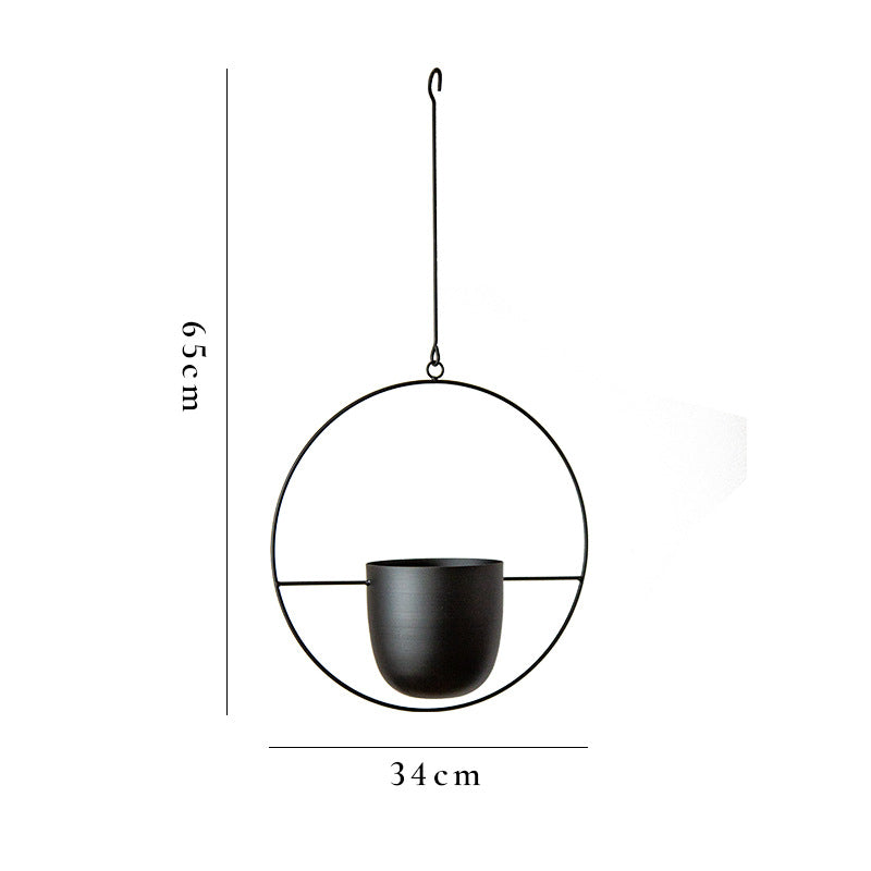 hanging planter circle Minimalist Hanging Planter – Novus Decor