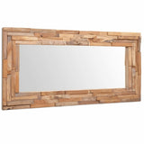 Decorative Mirror Teak 35.4"x23.6" Rectangular - Novus Decor Wall Decor