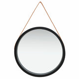 Wall Mirror with Strap 15.7" White - Novus Decor Wall Decor