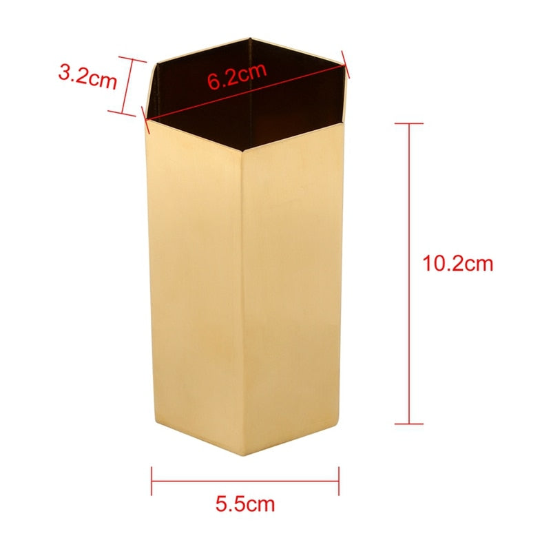Electroplated Gold Vase - Novus Decor Accessories