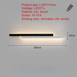 Parallel Wall Lamp in Black & White - Novus Decor Lighting