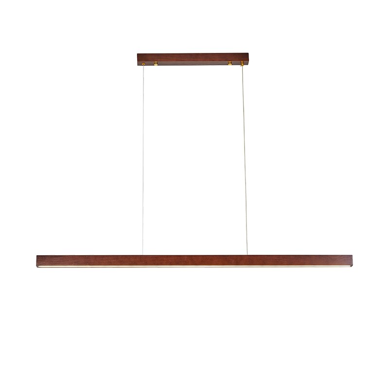 Linear Wooden Hanging Light - Novus Decor Lighting